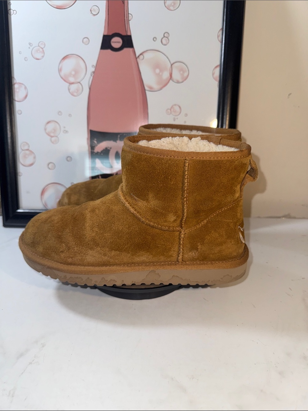 Koolaburra by UGG Koola Mini ll Chestnut Ankle Boots - Women’s Size 6